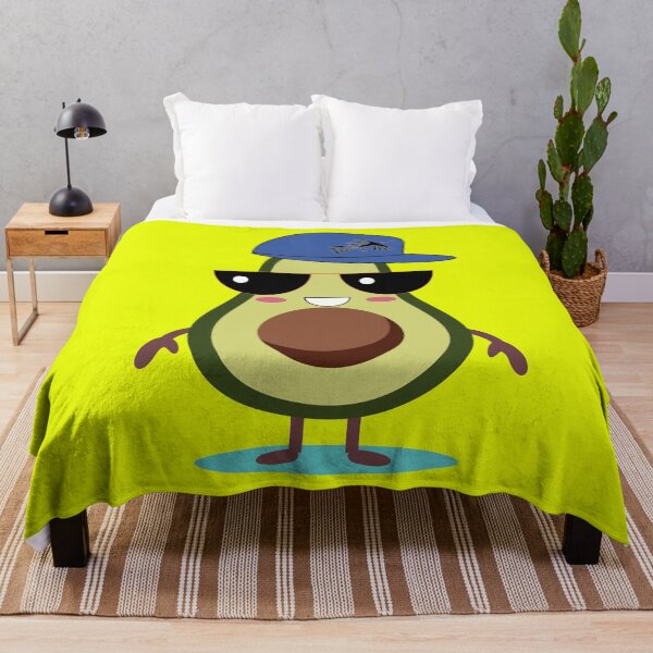 Item preview, avocado with blue cap and sunglasses designed and sold by DeuterosDigital.