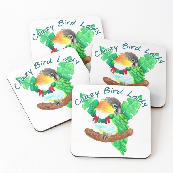 Item preview, Crazy Bird Lady designed and sold by Ivy Lily Art.