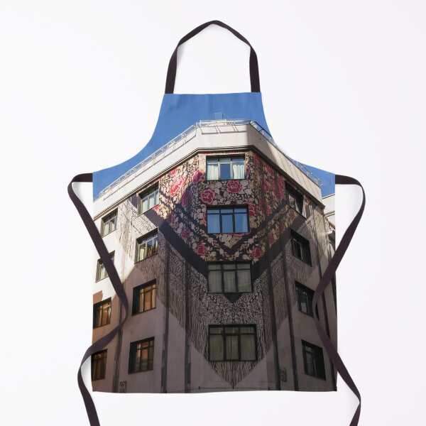Item preview, El Madrid caprichoso: un edificio cubierto con mantilla española tradicional designed and sold by Georgia Mizuleva.