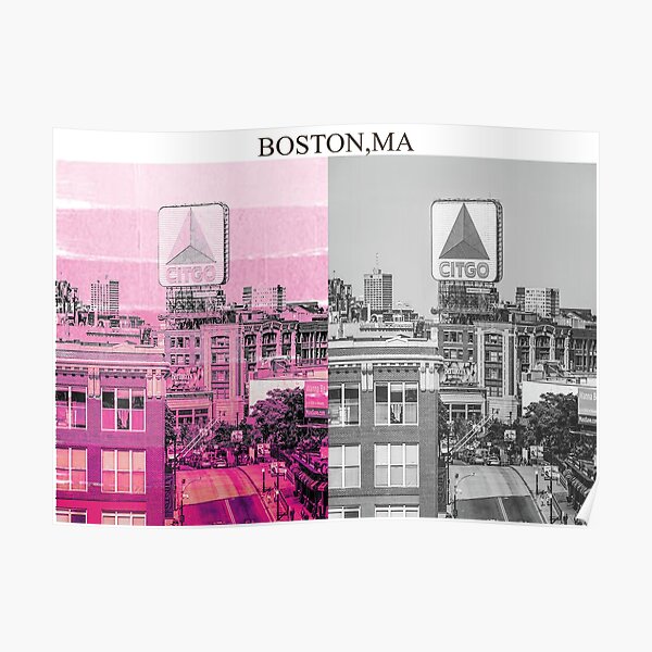 2x Boston Art Poster