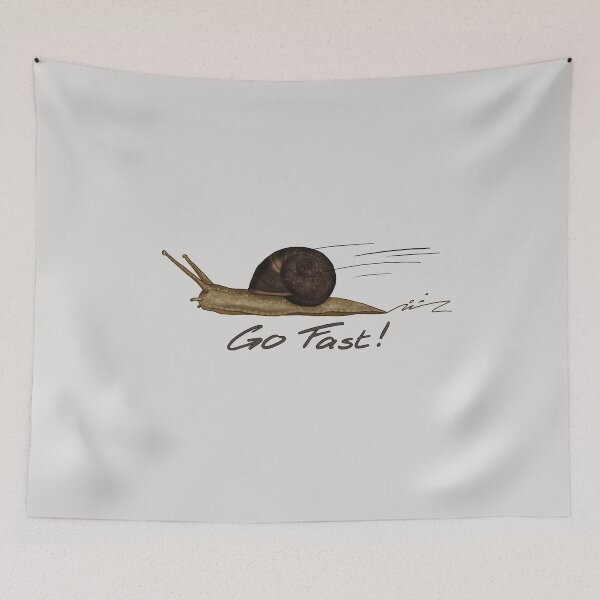 Item preview, Go fast snail designed and sold by bettiena.