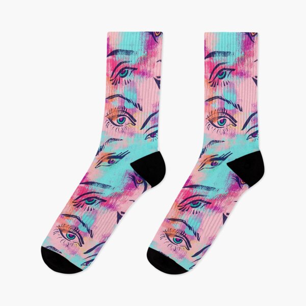 Item preview,  Mascara and colored eye shadow Pattern designed and sold by Irina Ivanova.