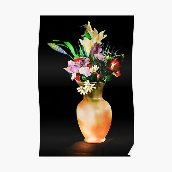 "Flower Vase" Poster by wakibartcraft Redbubble