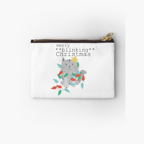 Item preview, Merry Blinking Christmas - Cat! designed and sold by LouiseFranksArt.