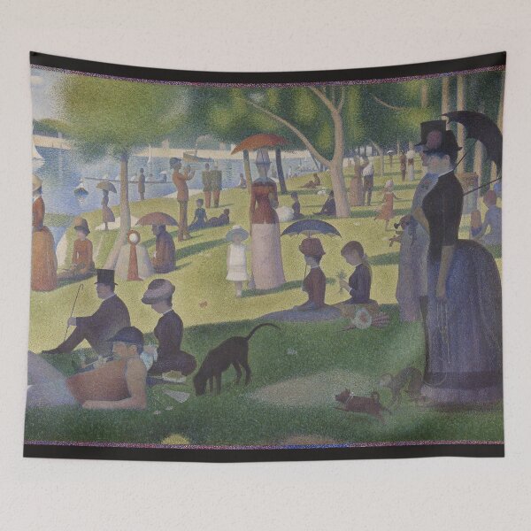 Item preview, A Sunday on La Grande Jatte - Georges Seurat - Vintage Art designed and sold by RickE.