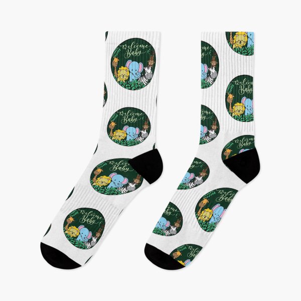 Item preview, Welcome Baby - Jungle  designed and sold by AmazingArtMandi.
