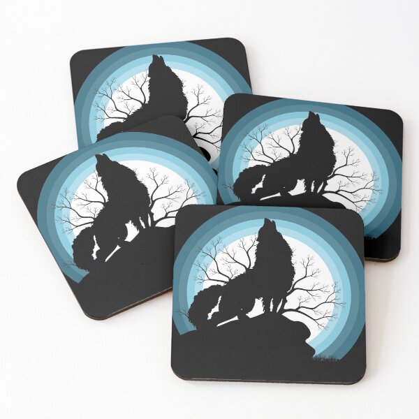 Item preview, Wolf Howling in Night designed and sold by Rockyprime.