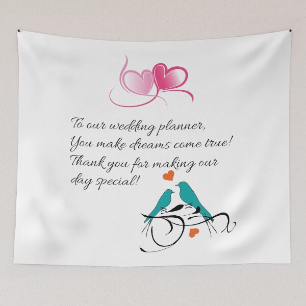 Item preview, To Our Wedding Planner, You Make Dreams Come True, Thank You For Making Our Day Special designed and sold by 4AllTimes.