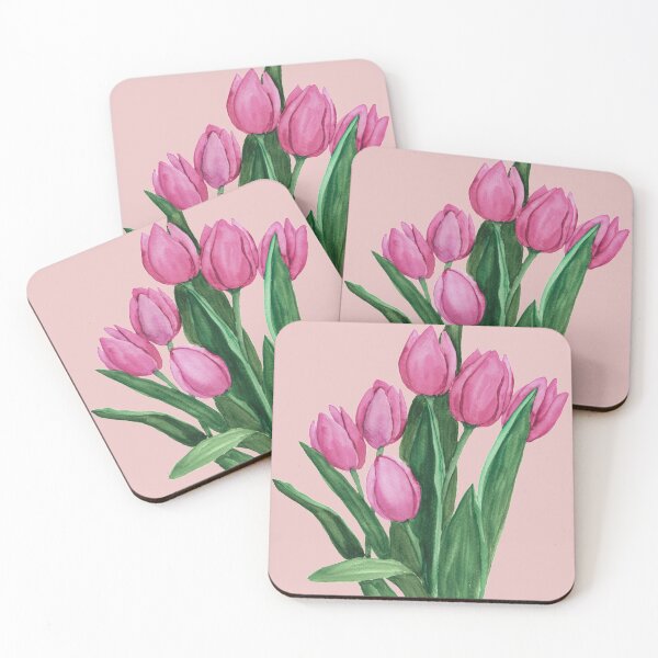 Item preview, Pink Tulips Painting designed and sold by Hannah Marie Garcia.