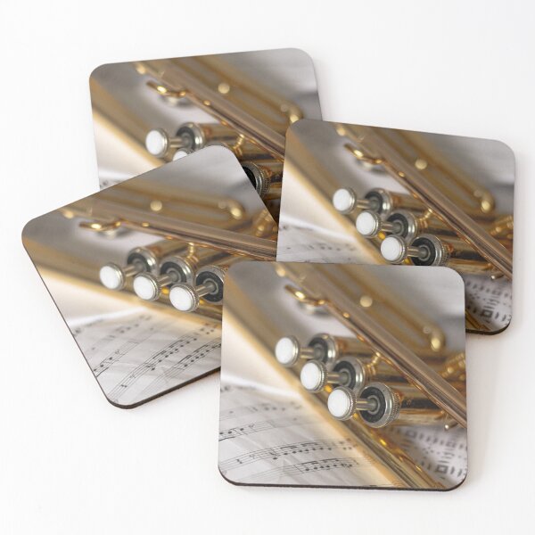 Item preview, Trumpet and Sheet Music Brass Instrument  designed and sold by mwagie.