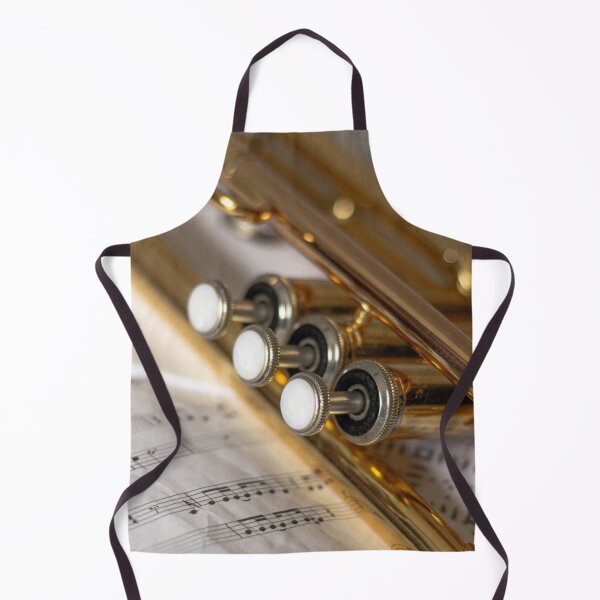 Item preview, Trumpet and Sheet Music Brass Instrument designed and sold by mwagie.