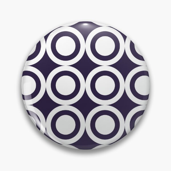 Artikelvorschau, SUPER CIRCLES PURPLE BLUE WHITE, BY SUBGIRL entworfen und verkauft von SUBGIRL.