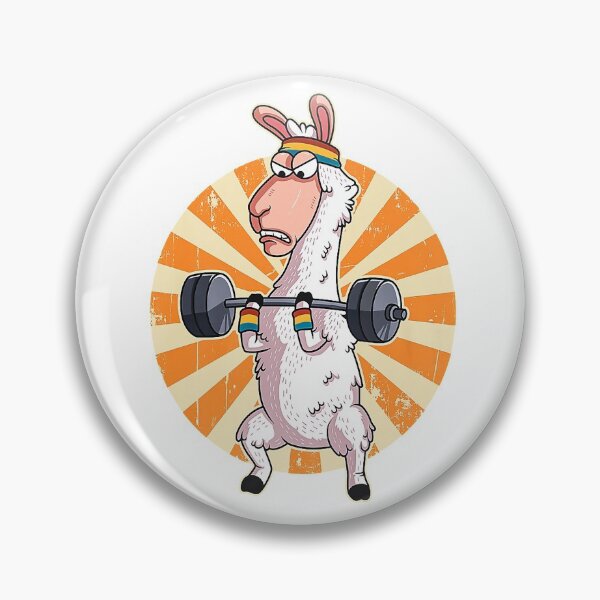 Item preview, Weightlifting Llama Alpaca Gym Training Workout designed and sold by mcinnesstore.