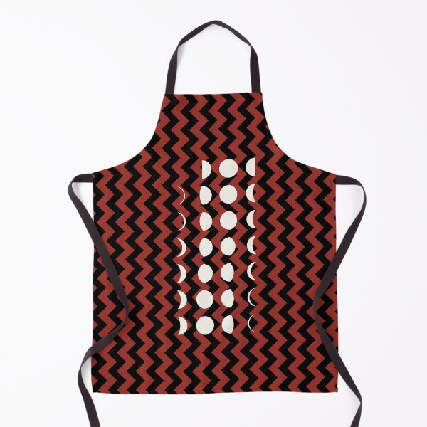 Item preview, Phases Of The Moon (Red Black Zigzag Pattern) designed and sold by jezkemp.