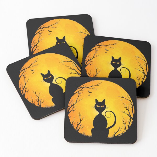 Item preview, Spooky Halloween Cat designed and sold by serenaking.