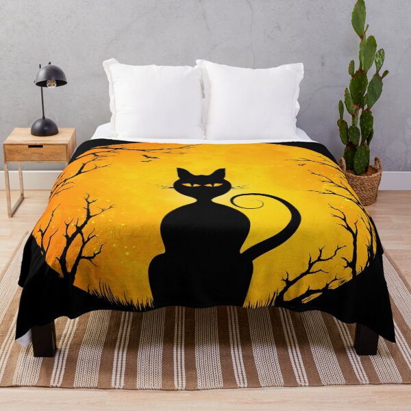 Item preview, Spooky Halloween Cat designed and sold by serenaking.