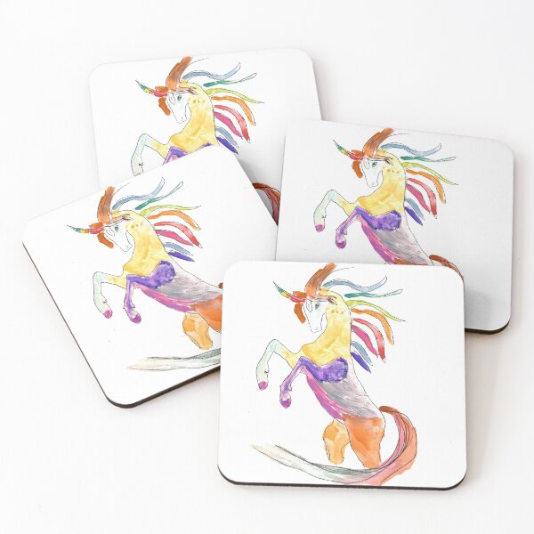 Item preview, The Colorful Rainbow Fantasy Unicorn designed and sold by artshop77.