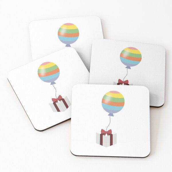 Item preview, Rainbow Balloon With Present designed and sold by CrossingMolly.