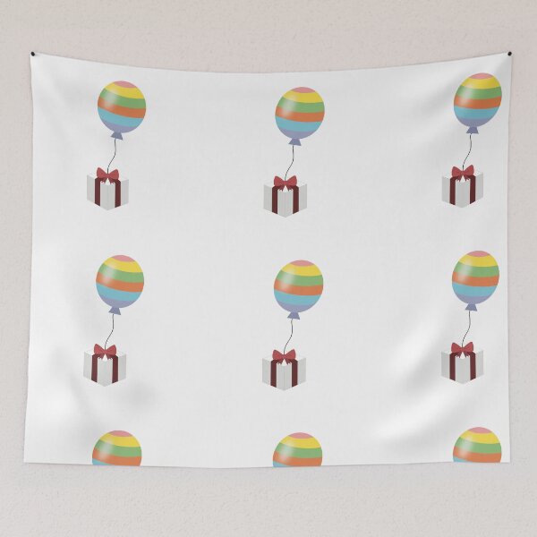 Item preview, Rainbow Balloon With Present designed and sold by CrossingMolly.
