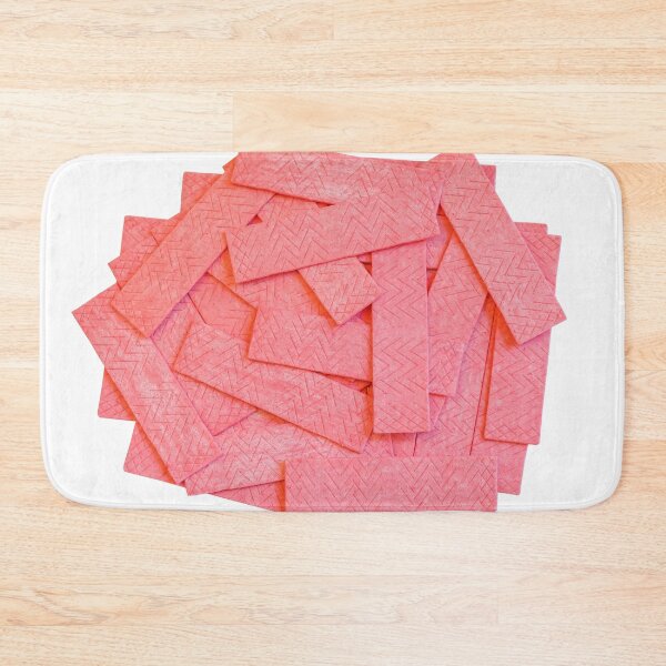 Item preview, Pink Strawberry Bubblegum Strips Pile Photograph designed and sold by patternsoup.
