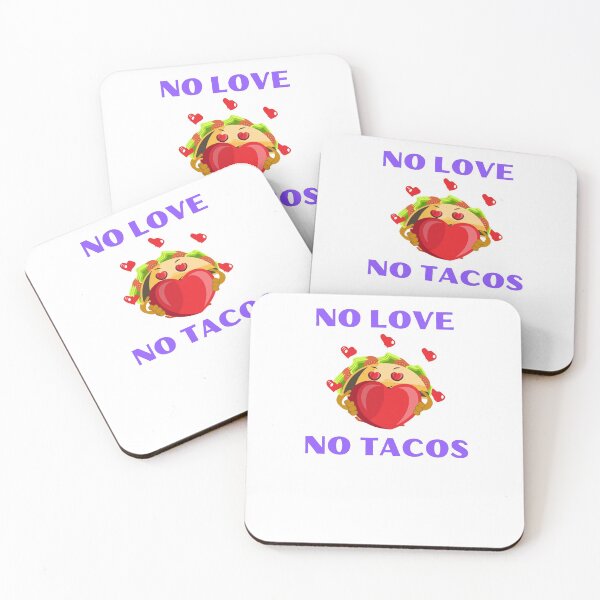 Item preview, NO LOVE NO TACOS designed and sold by Medbouhouch.