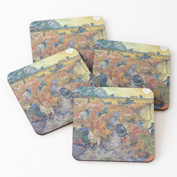 Item preview, The Red Vineyards at Arles - Van Gogh - Vintage Art designed and sold by RickE.
