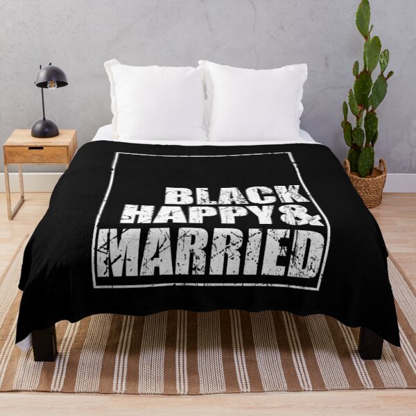 Item preview, Black couple Black happy and married designed and sold by BrandyKrat.