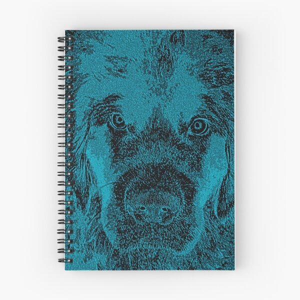 Item preview, Newfoundland Dog Face Blue designed and sold by Moonyflower.