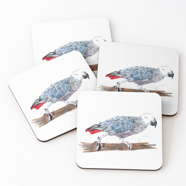 Item preview, African Grey Parrot 2 designed and sold by Luke Tomlinson Artwork.