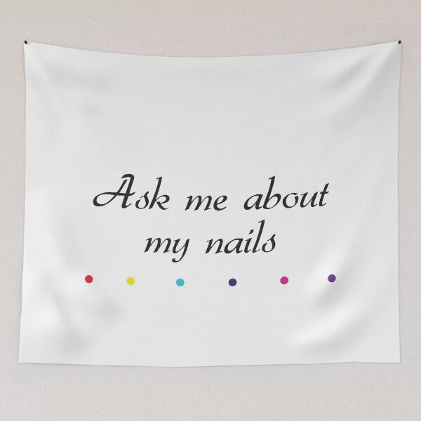Item preview,  Ask me about my nails  Art Nail Polish  for Nails lover designed and sold by Dream-bubble.