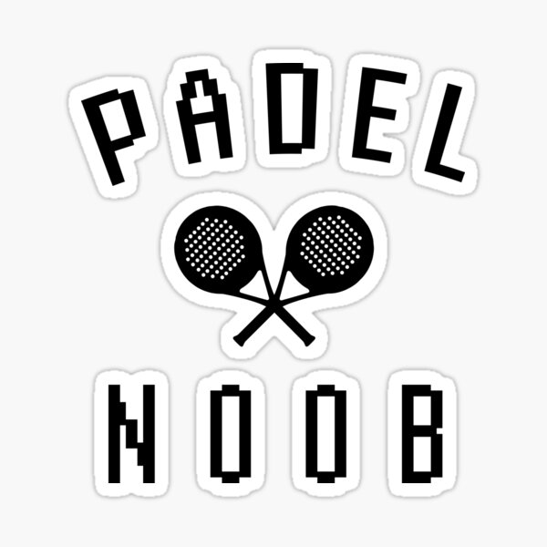 Padel Tennis N00b Sticker