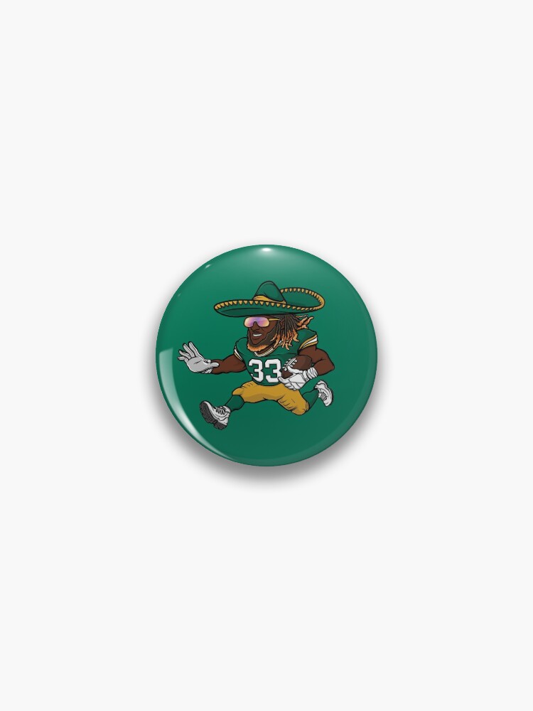 Aaron Jones Green Bay Packers Sombrero Sticker for Sale by Stayfrostybro