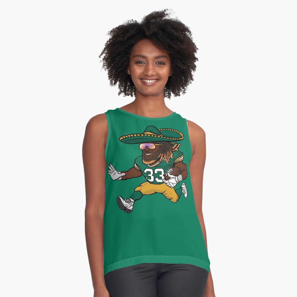 Rinkha Aaron Jones Football Edit Tapestries Packers T-Shirt