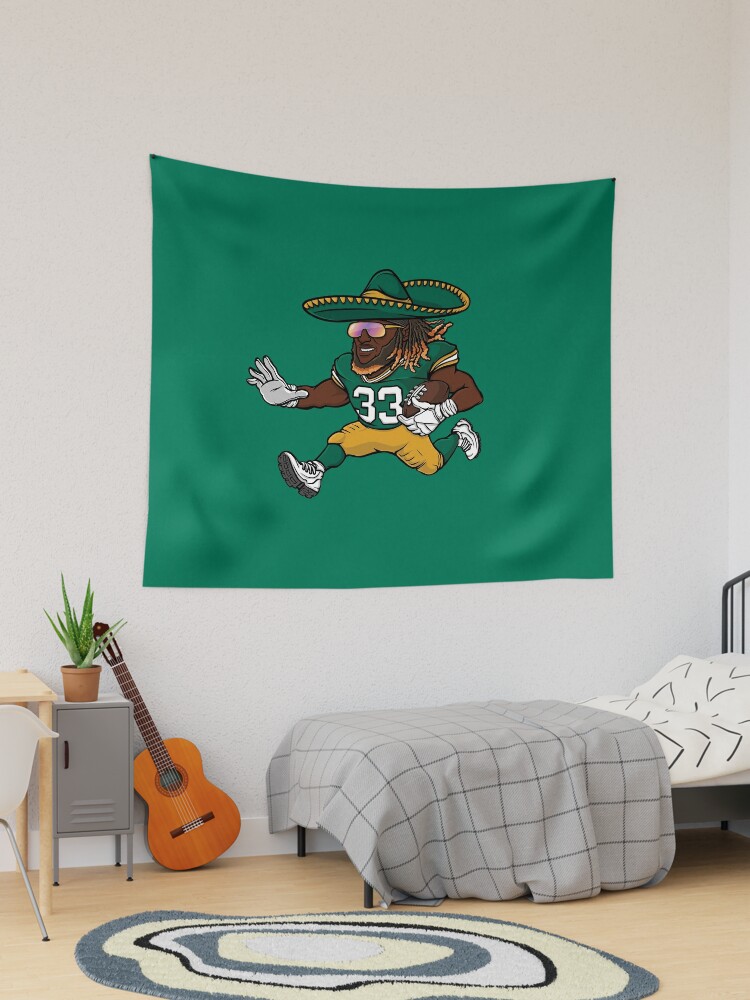 Green Bay Packers Fan's Tapestry Living Room Background