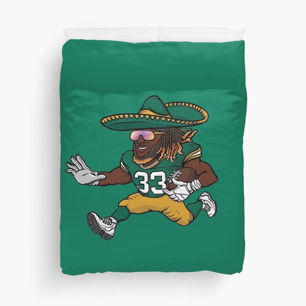 Aaron Jones Green Bay Packers Sombrero Comforter for Sale by