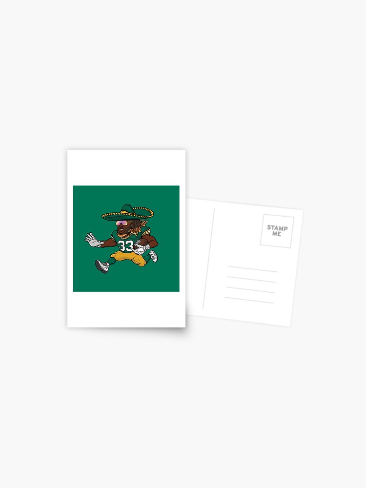 Aaron Jones Green Bay Packers Sombrero Sticker for Sale by Stayfrostybro