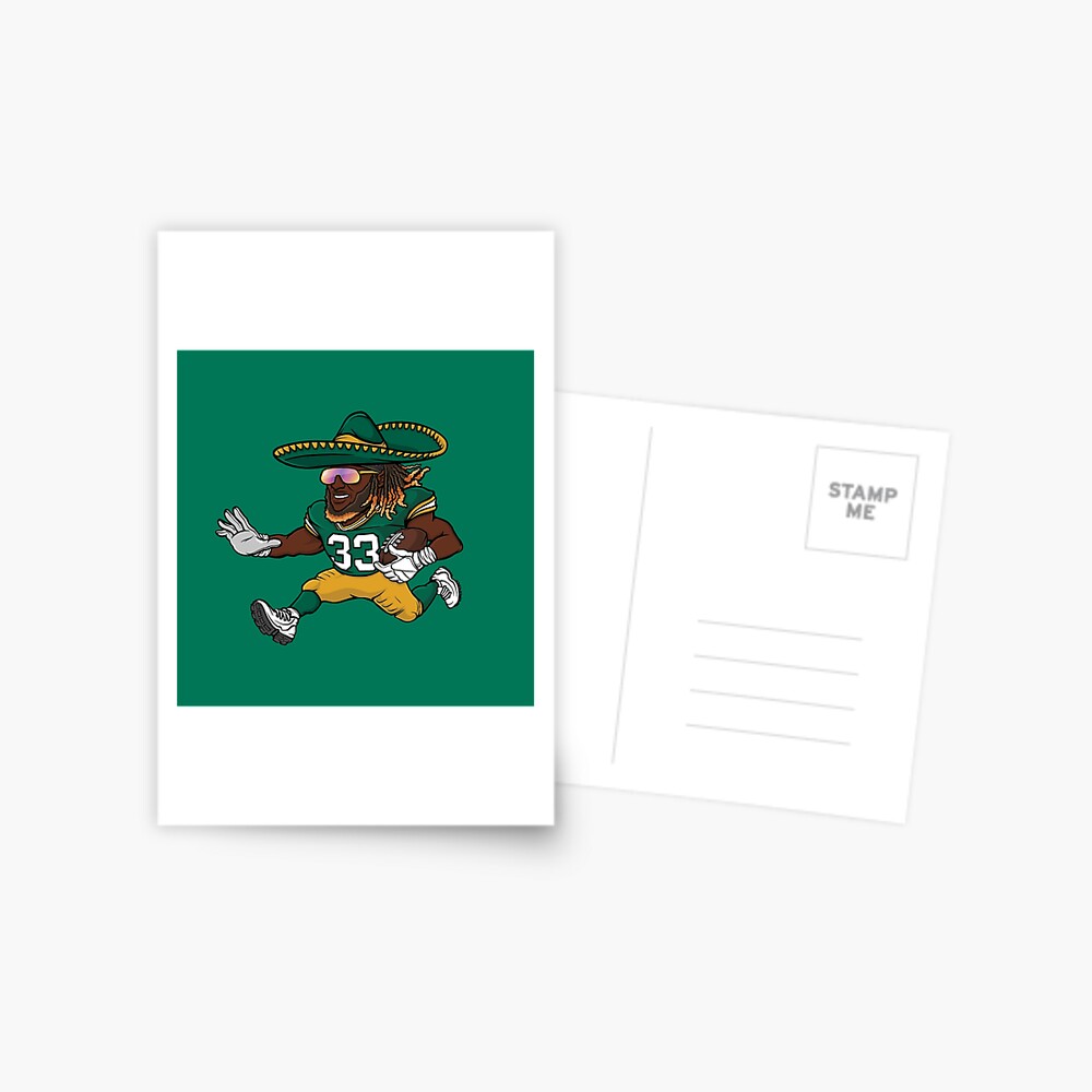 Aaron Jones Green Bay Packers Sombrero Sticker for Sale by covid50