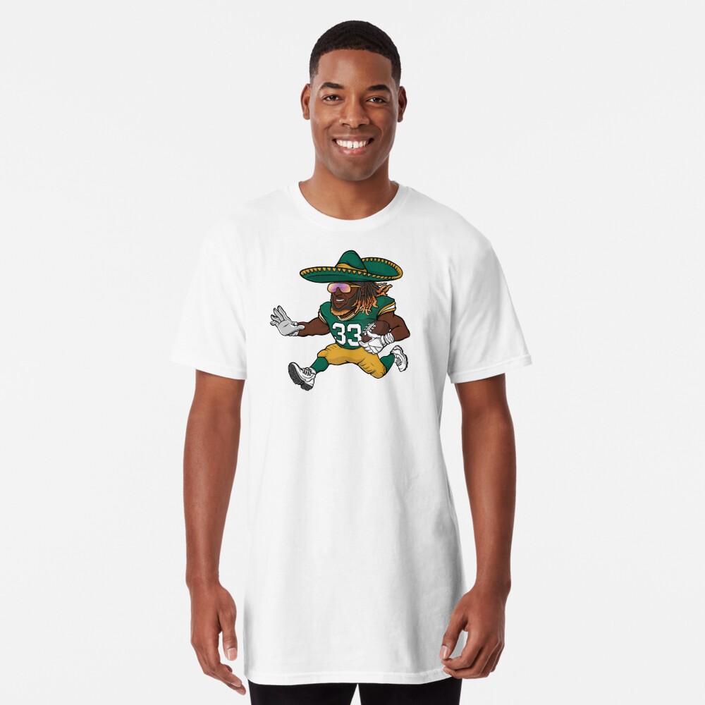 Rinkha Aaron Jones Football Edit Tapestries Packers T-Shirt