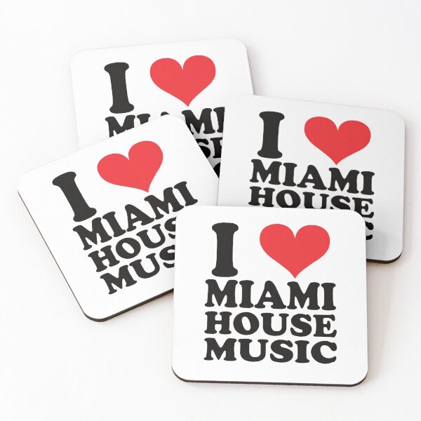 Item preview, I LOVE MIAMI HOUSE MUSIC designed and sold by DJDamski.