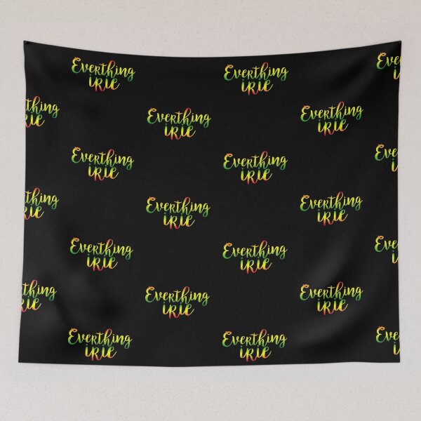 Item preview, Everything Irie - Good Vibes Only Rasta Reggae Roots Flag designed and sold by JukeLox.