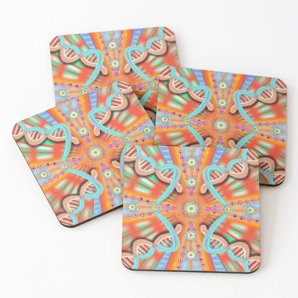 Item preview, Dancing DNA, Orange version designed and sold by Osher-BioArt.