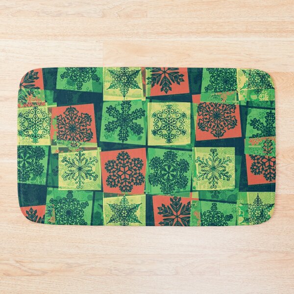 Item preview, Abstract snowflake squares designed and sold by ibelieveimages.