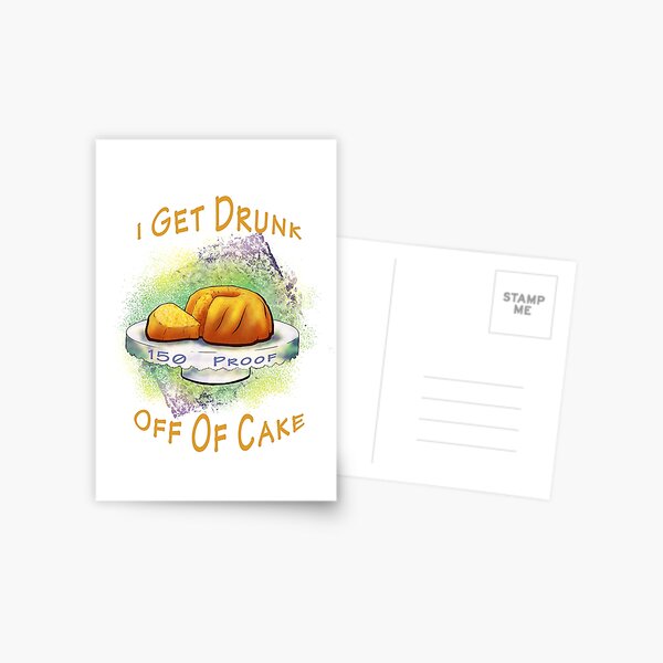 Rum Cake Postcards Redbubble