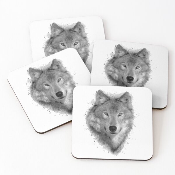 Item preview, Wolf watercolor animals decor. Oil hrint designed and sold by DelzStudio.