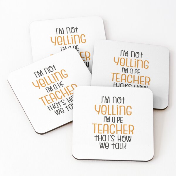 Item preview, PE Teacher Gift | I'm Not Yelling, I'm a PE Teacher That's How We Talk designed and sold by Pengo Shirt.