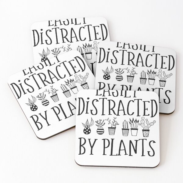 Item preview, Easily Distracted By Plants Funny Plant Lover Gift designed and sold by kmcollectible.
