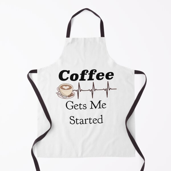 Item preview, Coffee Gets Me Started - Coffee Lover's Design designed and sold by LovenLaughter.