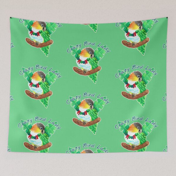 Item preview, Crazy Bird Lady designed and sold by Ivy Lily Art.