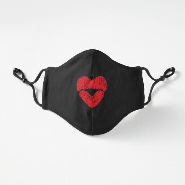 State Of Slay™ - Heart Lips Blk Fitted 3-Layer