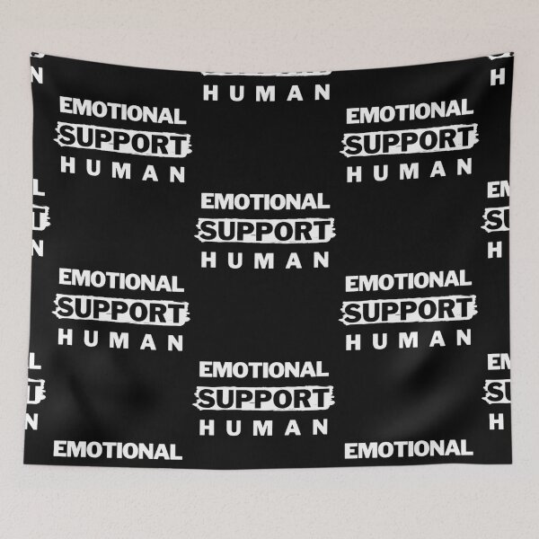 Item preview, Support human emotional - Emotional Support Human - lyrics designed and sold by My-Queens-Store.